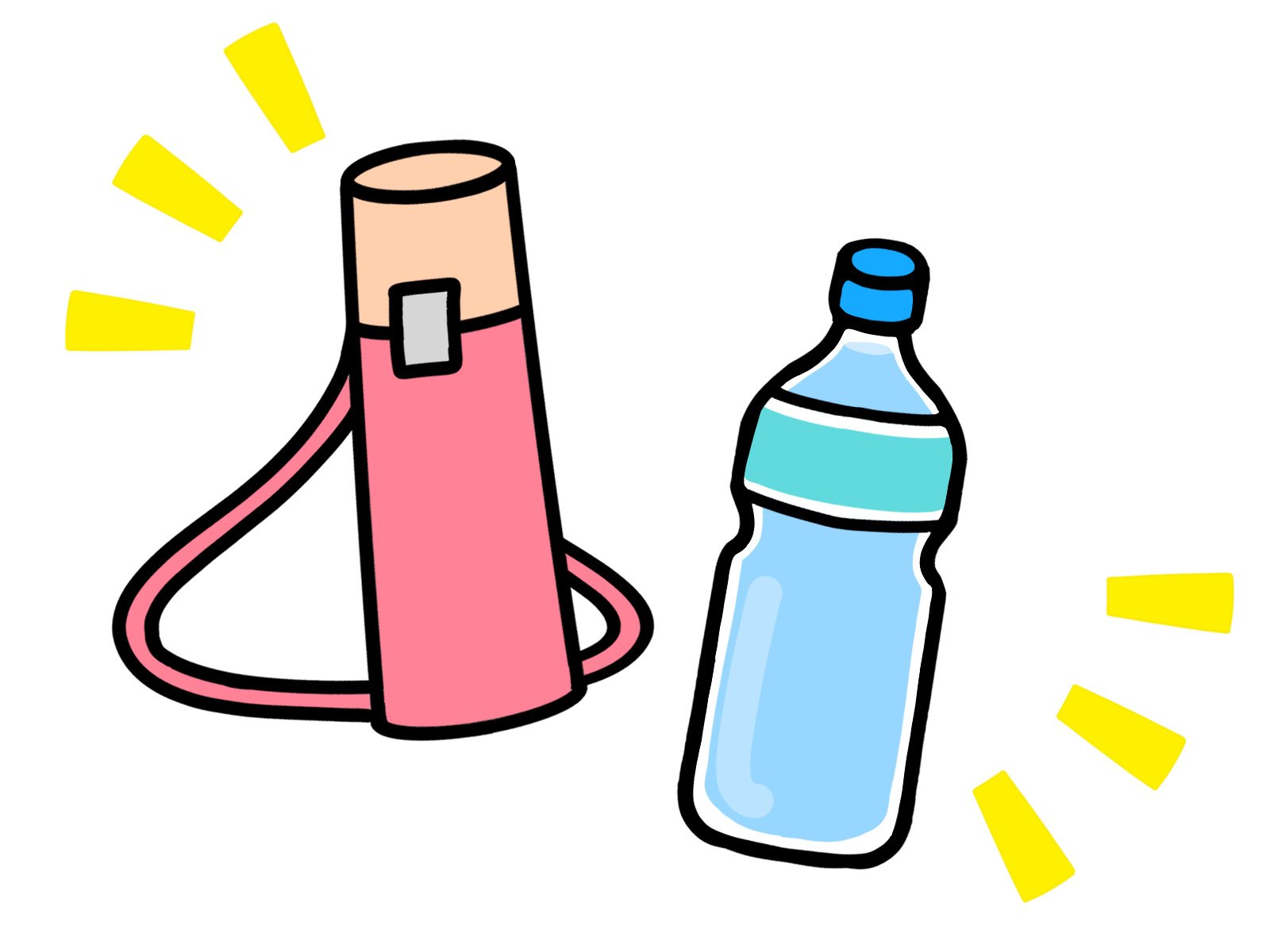 水筒・ペットボトル持ち込み可能